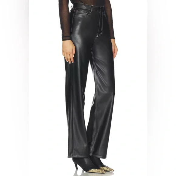 NWT 348.00 RAG & BONE Harlow Faux Leather Pant Size 26 ON SITE FULL PRICE - Picture 4 of 5